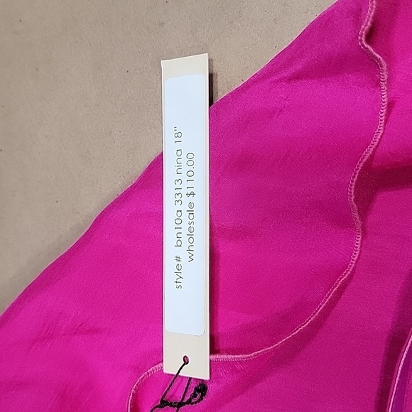 Susana Monaco Hot Pink Size Unknown Material Unknown Strapless Belted Dress NEW - Picture 11 of 13